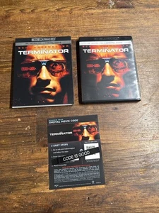 THE TERMINATOR & SLIPCOVER & DIGITAL 4K Blu-Ray Movie NM / MINT - Picture 1 of 10