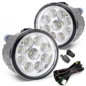 LED Bumper Fog Light Lamp Wiring Switch Kit For Infiniti G25/G37/Q60 Sedan 10-14 - Picture 1 of 16