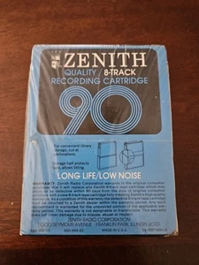 Zenith 8-Track 90 Minute Long Life Recording Cartridge Part 892-31/NOS/623-ys1 - Picture 1 of 5
