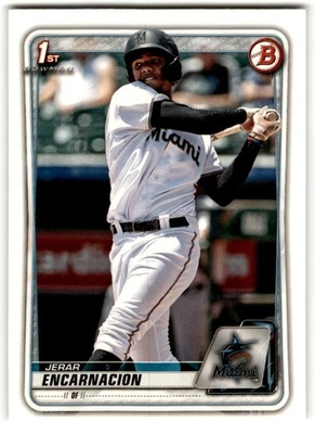 Jerar Encarnacion 2020 Bowman Prospects #BP-96 Miami Marlins - Image 1 of 2