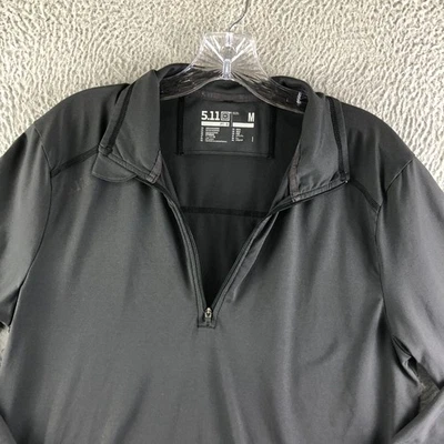 Мужской тактический пуловер 5.11 на молнии 1/4 средний темно-серый PT-R готов к физической подготовке - Изображение 1 из 4