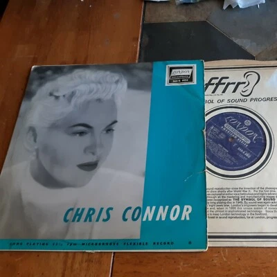 CHRIS CONNOR Self Titled S/T LONDON  SAH-K 6032 UK SOFT SLEEVE LP MG ,1956 - Imagem 1 de 4