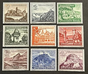 Travelstamps: 1939 Germany Stamps Scott #B160-B166 Mi 730-738 Winter Relief MOGH - Picture 1 of 5