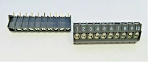 2MA-10-258 Modular Terminal Block, 20A, 1 Row(s), 1 Deck(s) SCREW -  5-PC LOT - Picture 1 of 2