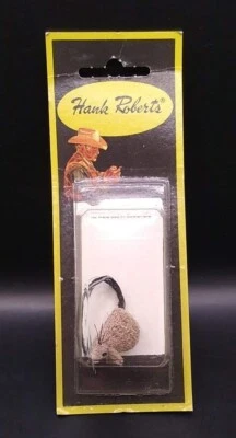 Vtg HANK ROBERTS Deer Mouse Fly Fishing Lure Leather Tail NOS Style #6 - Image 1 of 3