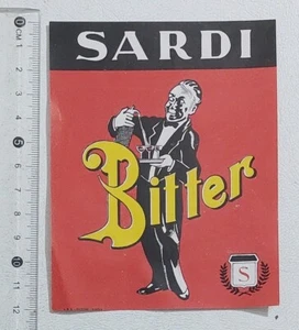 84209 228/tt Etichetta Pubblicitaria - Sardi Bitter - Picture 1 of 3