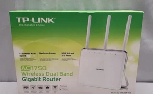 TP-Link AC1750 Dual-Band Gigabit Router 1750 Mbps Wireless/Wired - Picture 1 of 6