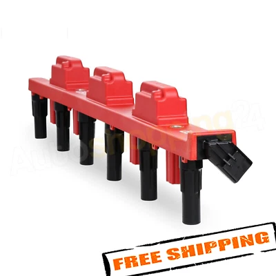 Bobina de encendido MSD 82738 Red Blaster para Jeep Wrangler TJ 2000-2006 4,0 L V6 Foto 1 de 3