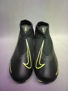 Nike Phantom Vision Soccer Cleats AO3258-007 Black Volt Size 5.5 US BX31 - Picture 1 of 5