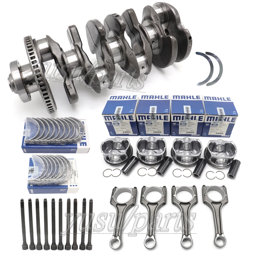 Cigüeñal de motor OEM y kit de pistón mejorado para VW Audi 2.0 TFS CAEB CBFA Foto 1 de 4