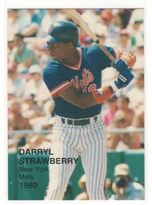 1989 Big Apple Sportscards Daryl Strawberry #14 Superstar Photos RARE FREE SHIP!
