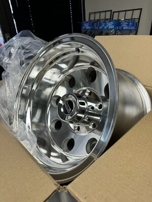 4 Wheels Rims 15x10" American Racing Baja AR172 AR1725183 Polished 6x5.5 Chevy - Image 1 of 4