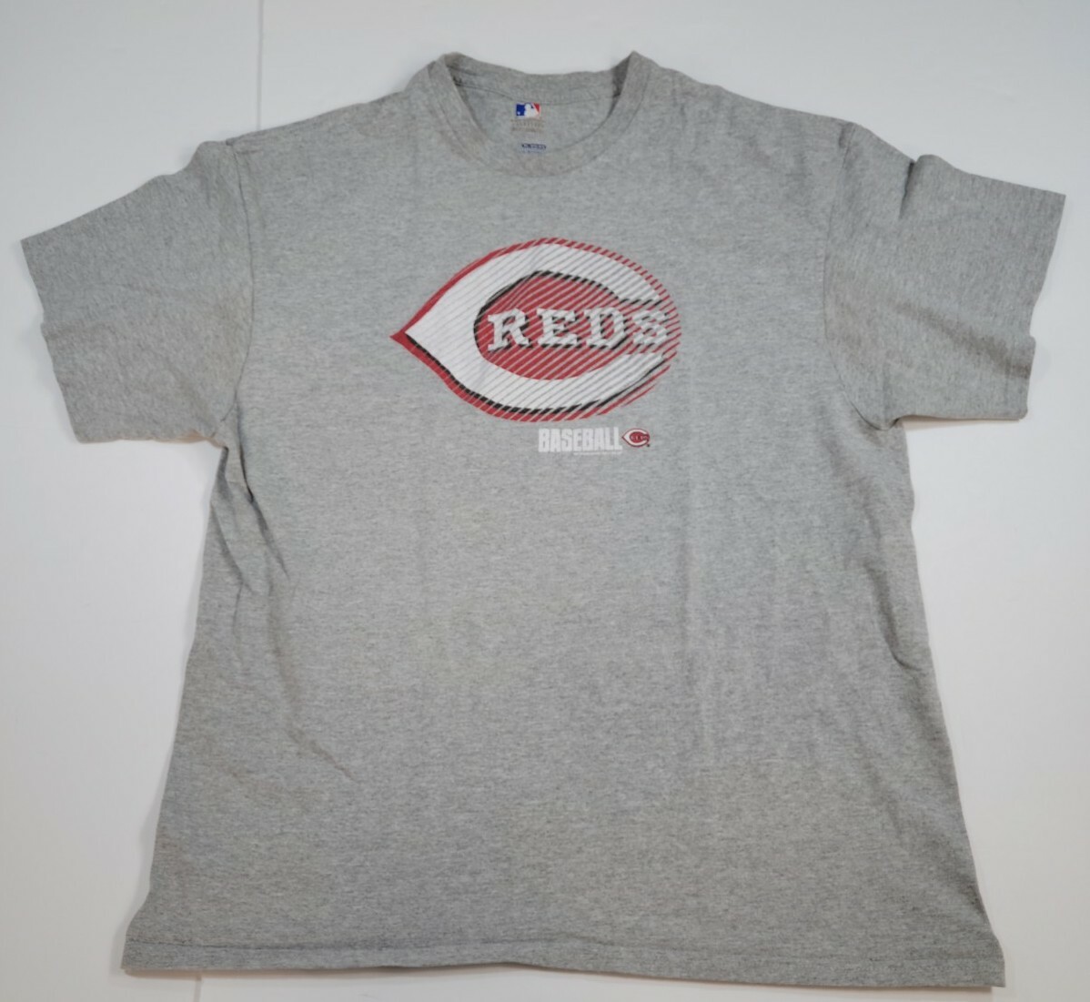 Cincinnati Reds Mlb Mens T Shirt Size Medium Gray Short Sleeves Fanatics Ebay