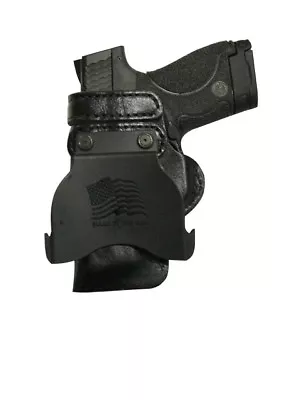 Leather Kydex Paddle Gun Holster LH RH For Sig Sauer 250 Sub Compact - Image 1 of 4