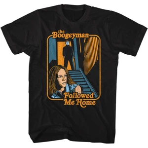 Halloween Horror Movie Michael Myers Laurie Boogieman Followed Me Men's T Shirt - Picture 1 of 3