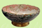 EARLY LIMOGES GRAPES AND FLORAL HAND PAINTED T & V PUNCH BOWL EARLY 20TH CENTURY