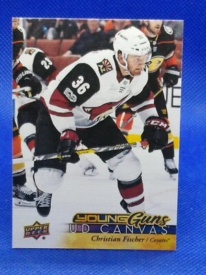 2017-18 Upper Deck UD Canvas Young Guns Christian Fischer #C103 Rookie RC - Image 1 of 2