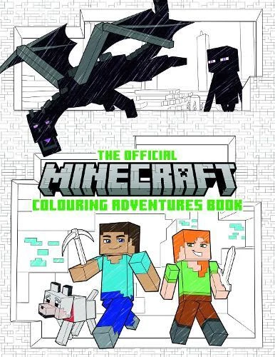 Titan Books Official Minecraft Colouring Adventures Book (Paperback) - Image 1 of 1