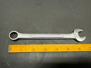 Vintage Craftsman = V = Era 9/16"" 12 Punkt Kombinationsschlüssel! Tolle Form! USA! - Bild 1 von 8