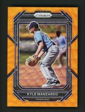 2023 Panini Prizm Kyle Manzardo Orange Wave /50 Rays Prospect #122