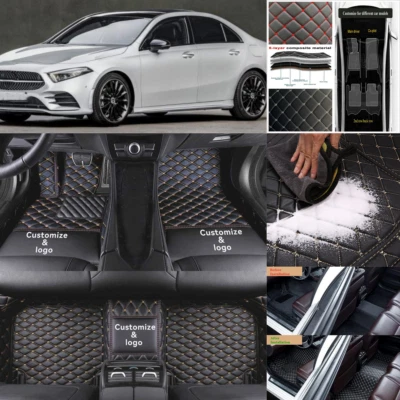 Alfombrillas impermeables para automóviles Mercedes-Benz AMG GT revestimientos personalizados Foto 1 de 4