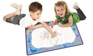 Tappetino Scarabocchio Acqua Magico Disegnare Bambini Dipingere Grande Toy Sulle - Foto 1 di 3