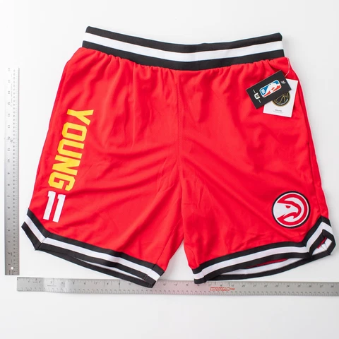 NBA Atlanta Hawks Trae Young #11 Authentic Mens X-Large Athletic Shorts NWT Cover