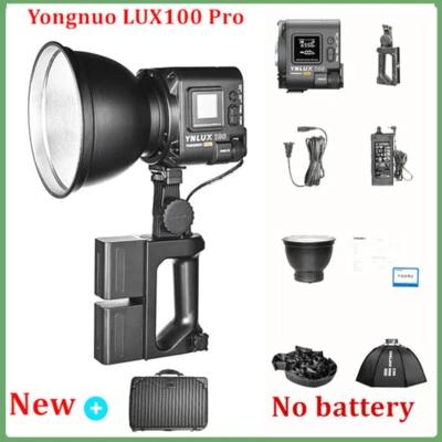 Yongnuo YNLUX100Pro Pro 2700K-6500K Bowens Mount Handheld Outdoor LED Light Kit  - Image 1 of 4