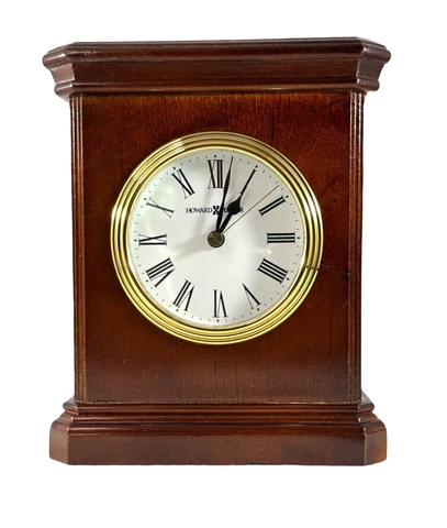Howard Miller Cherry Desk Clock 645-530 - Tested Cover