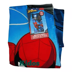 Telo mare piscina bambini Spider-Man squadra città 27" x 54" - Foto 1 di 2