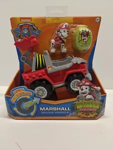 PAW Patrol Dino Rescue Marshall Deluxe Rev Up Vehicle w/ Mystery Dinosaur Figure - Picture 1 of 6
