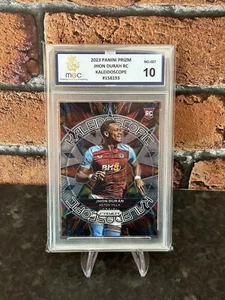 2023-24 Panini Prizm JHON DURAN Rookie Kaleidoscopic Aston Villa MGC Graded 10 - Bild 1 von 2