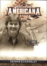 2008 Donruss Threads Baseball Americana #42 Dennis Eckersley /500 