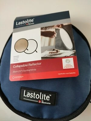 Lastolite LR1206 30cm Collapsible Reflector Sunfire/White Reversible - Image 1 of 2