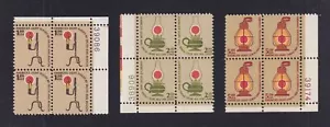 1979 Americana Series $1 $2 $5 Sc 1610 1611 1612 MNH plate blocks set of 3 (P3 - Picture 1 of 1