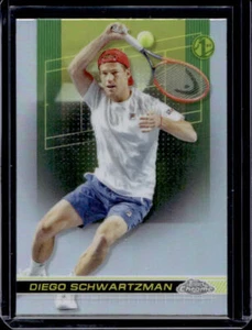 2024 Topps cromo #124 refractor Diego Schwartzman - Imagen 1 de 2