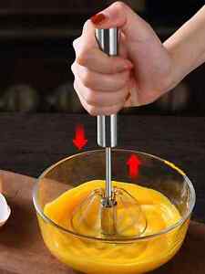 Mixer Wire Whisk Blender Stirrer 1pc Hand Press Whisk Hand Push Egg Beater