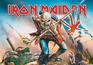 IRON MAIDEN AUFKLEBER STICKER # 46 THE TROOPER 7x5cm - Picture 1 of 1