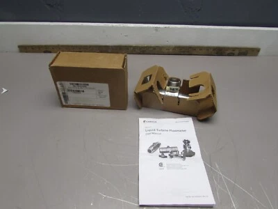 CAMERON, NUFLO, 9A-10101002, LIQUID TURBINE FLOW METER, 1" X 1", FACTORY SEALED! - Image 1 of 4