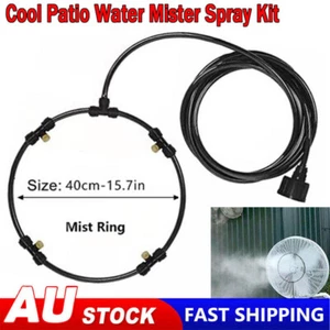 Misting Fan Kit Cool Patio Water Mister Spray Kit For Cooling Outdoor Garden AU - Picture 1 of 8