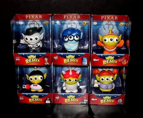 Disney Pixar Alien Remix Deluxe Figures +9 -Toy Story/Finding Nemo/Inside Out Cover
