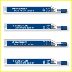 STAEDTLER 1.3mm HB Mars micro carbon 250 Pencil leads Mines - 4 Tubes x 6 Refill - Picture 1 of 2