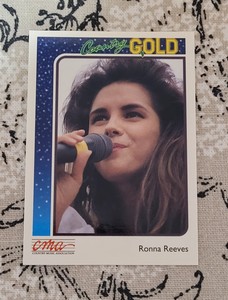 RONNA REEVES #46 - 1992 STERLING CMA COUNTRY GOLD TRADING CARD