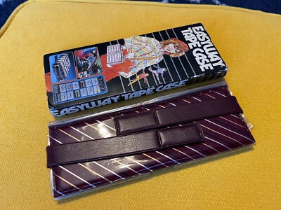 Vintage Easyway 80’s Retro Cassette Tape Storage Case Carry 20 Tapes Black VGC - Image 1 of 4