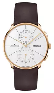 Junghans Meister fein Chronoscope MEGA Solar Chronograph Mens Watch 59/7201.00 - Picture 1 of 3