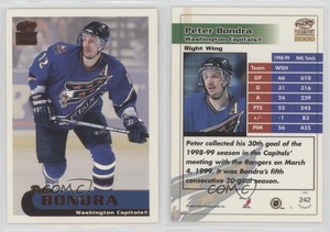 1999-00 Pacific Paramount Copper Peter Bondra #242