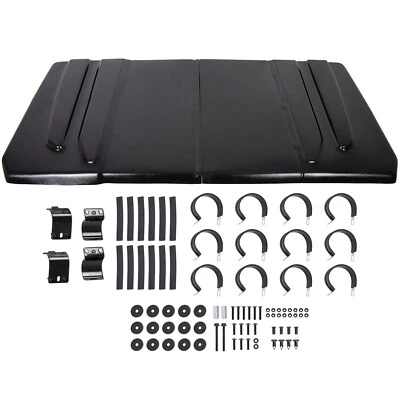 Black Hard Top Roof Polyethylene For Polaris Ranger 500 XP700 XP800 UTV - Image 1 of 4