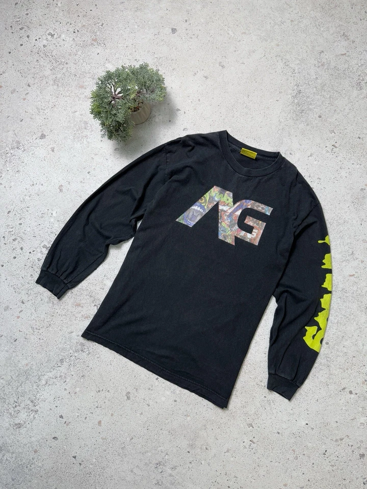 Camiseta Vintage Analógica Manga Longa SB Streetwear Tamanho G Desbotada - Imagem 1 de 4