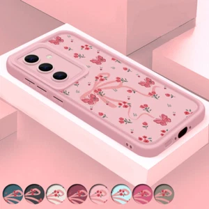 Hülle für Samsung S25 S24 Ultra S23 S21 A15 A35 A56 A36 Bow Rose Silikon Taschen - Bild 1 von 20