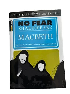 Macbeth - No Fear Shakespeare - 2003 Paperback Book By SparkNotes - Image 1 of 2